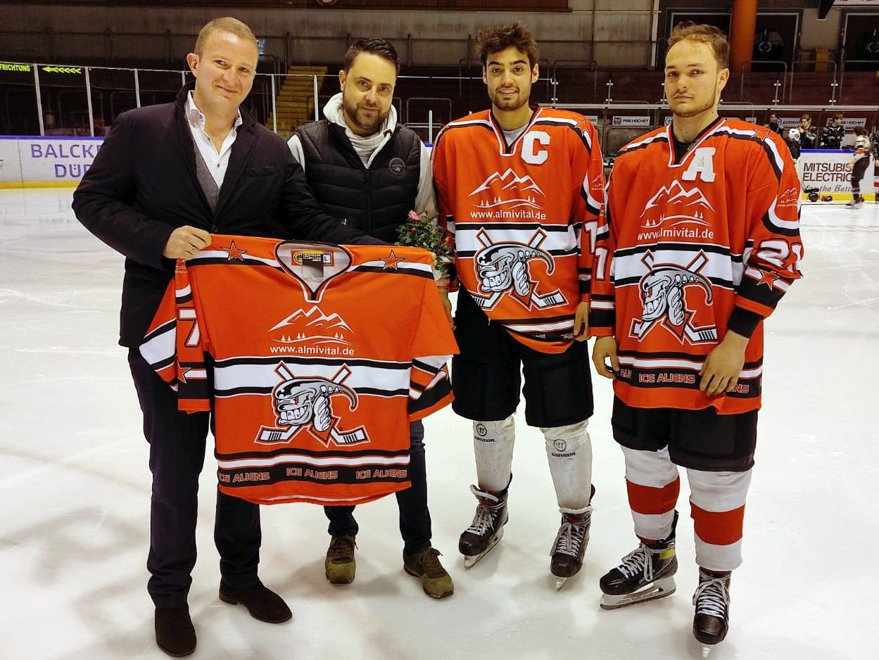 Almvital neuer Trikotsponsor für die Ice Aliens U20