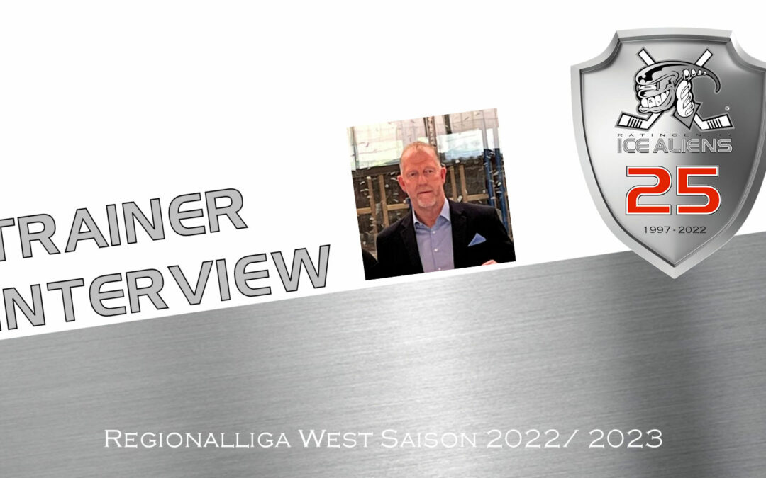 Erstes Interview mit Frank Gentges, dem neuen Chef-Coach der Ratinger Ice Aliens