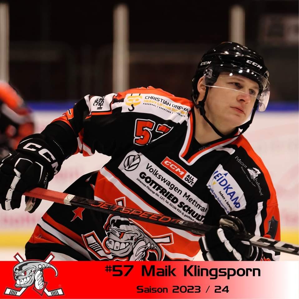 Top-Verteidiger aus der letzten Saison bleibt bei den Ratinger Ice Aliens 97