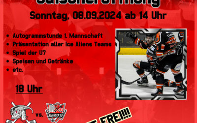 Saisoneröffnung mit Spiel gegen Neuss am Sonntag