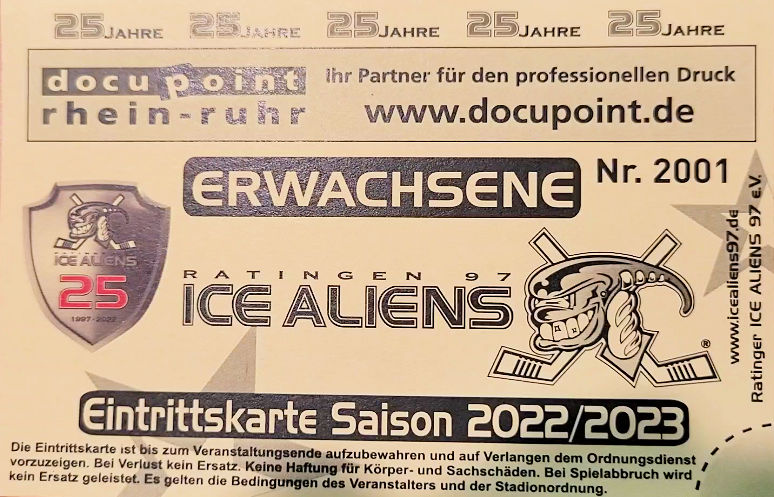 Ice Aliens erwarten hohen Besucheransturm, Nutzung des stationären- und online-Vorverkaufs empfohlen